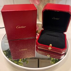Cartier Ring Case and Jewelry Box Set